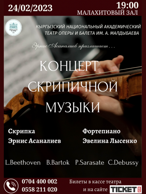 Концерт скрипичной музыки