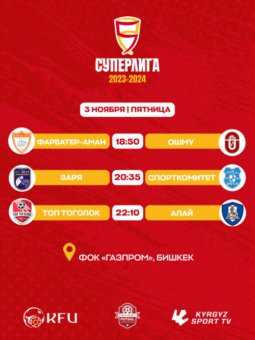 Суперлига 2023-2024 игра 03.11.23