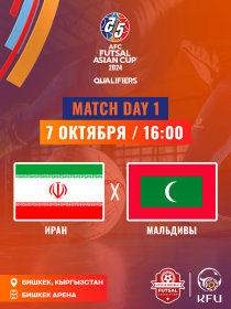 Кубок Азии по футзалу 2024: Иран - Мальдивы